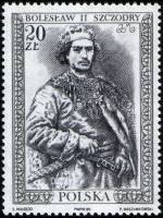 (1989-038) Марка Польша "Болеслав II Щедрый"    Ордена и медали III Θ